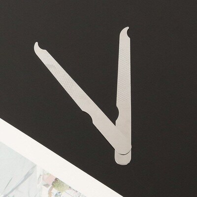 Stainless Steel Nail File Doublesided Grid Type Manicure Too