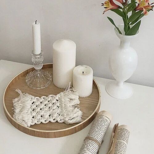Nordic Glass Candle Holder Creative Candlestick Wedding Home