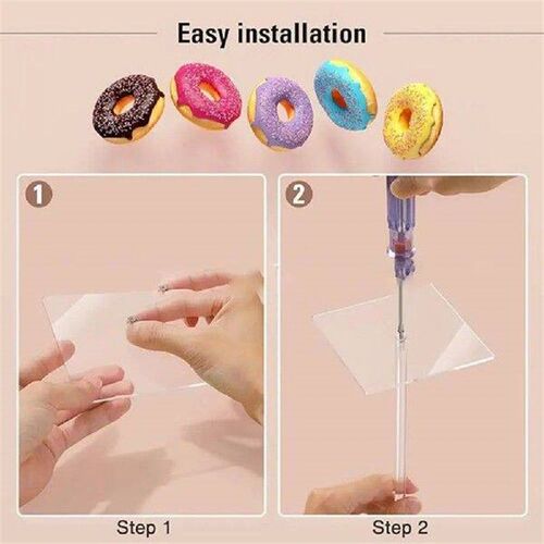 Donut Display Stand Transparent Stable Base Bagel Holder