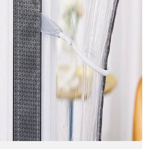 Air conditioning door curtain, partition curtain, windshield