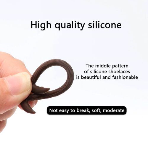12Pcs No Tie Shoelaces Men Silicone Shoelaces Elastic Laces