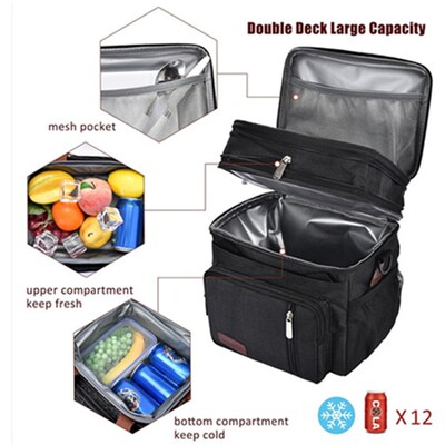 Lunch Cooler Bag for Work Beach Picnic Camping