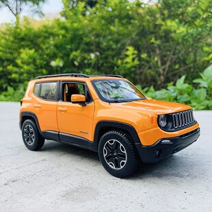 Maisto 1:24  Jeep Renegade Rubicon Simulation Orange Alloy C