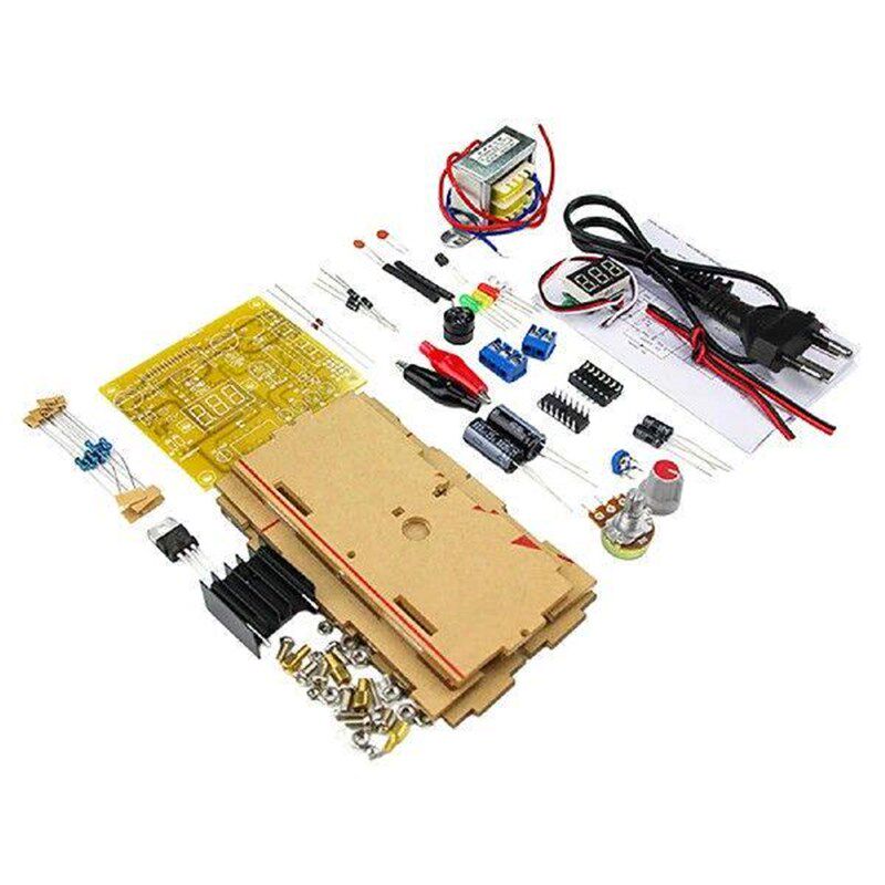 LM317 Adjustable Voltage Regulator Kit Compact Sturdy