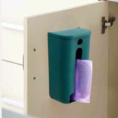 Wall Mounted Plastic Garbage Bag Holder Mounted Trash Bag St
