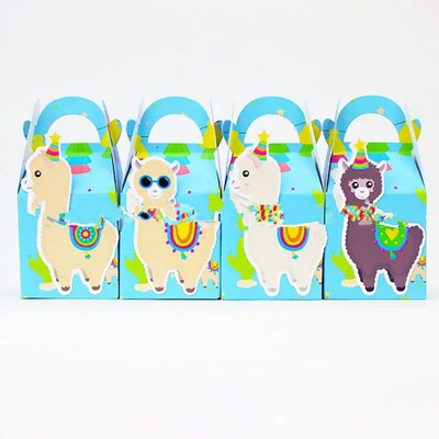 Pink Alpaca Cactus Theme Llama Party Decoration Paper Cup Pl