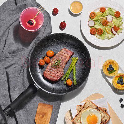 3 piece Non-stick Pan Set Frying Pan Soup Pot Pans Wok 炒锅