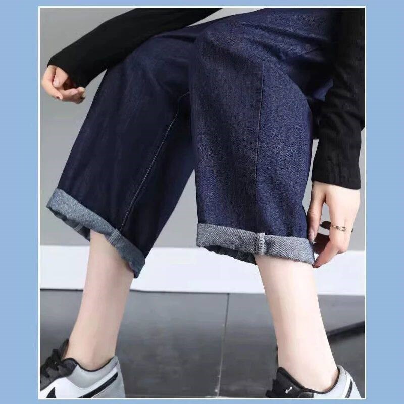 Straight Pants Maternity Jeans Maternal Fashion Plus Size Pr图片