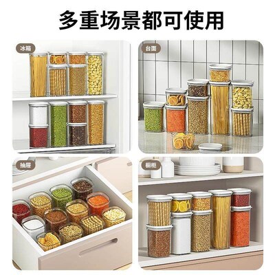Food-grade airtight plastic containers for kitchen use, desi