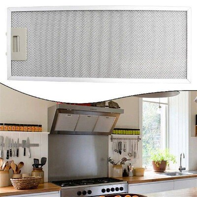 Silver Cooker Hood Filters Metal Mesh Extractor Vent Filter