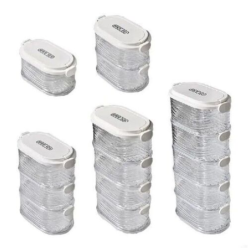 Clear Sturdy Plastic Storage Container With Ergonomic