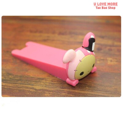 1PCS Cute Cartoon Silicone Door Jam Door Stopper Wedge Slip