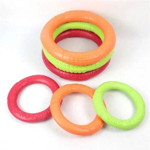 18CM Dog Toys Pet Flying Discs Puppy Training Toy Ring