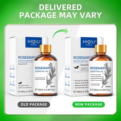 HIQILI Rosemary Jasmine Lavender Mint Essential Oils for Hai