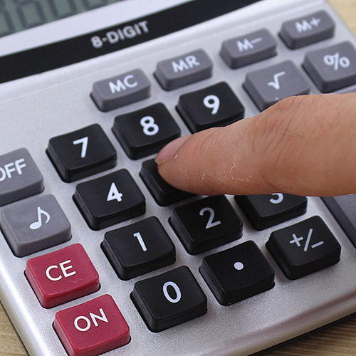 Calculator KK-800A Metal Desktop Large Font Wide Calculator