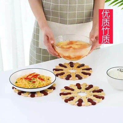 2 yuan shop round bowl mat bamboo bowl mat coaster 2 yuan