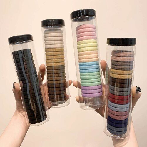 50/100pcs Black Hair Bands for Women Girls Hairband High