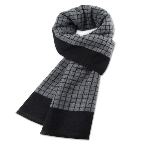 Luxury Scarf Man Winter Warm Wool Scarf For Men Cashmere Sca