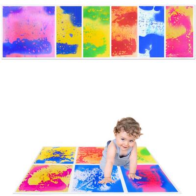 Sensory Mat Liquid for Toddlers: Texture Floor Tiles Sensory