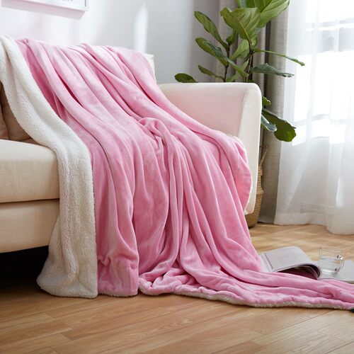 Lamb cashmere  Luxury Blanket  Throw warm soft Cozy Plush
