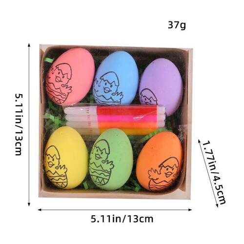 2026 Easter DIY Hand-painted Easter Egg Cartoon Bunny Egg Ea