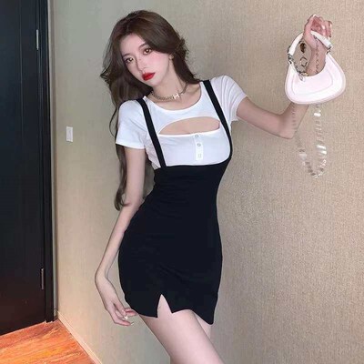 Hot Girl Yujie Light Mature Style Suit Womens New Summer Dr