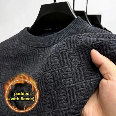 2023 New Mens Thickened Sweater Knitted Sweaters Men Three-