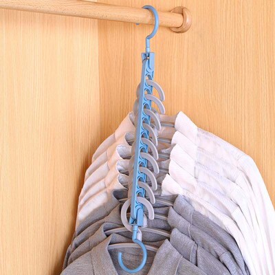 Magic nine hole hanger windproof multifunctional hanger hous