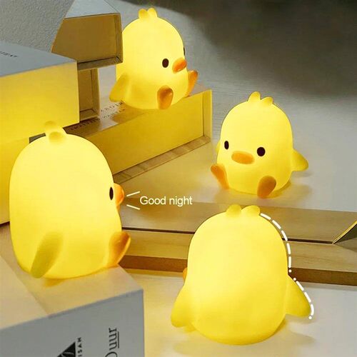 Animal Cartoon Duck Chicken Led for Soft Light Night Baby Ch