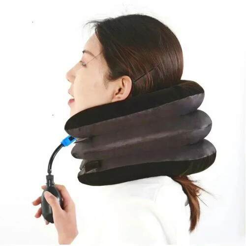 Inflatable Neck Stretcher Support Air Cervical Traction 3 Tu