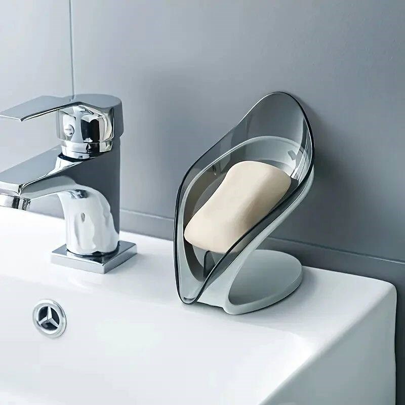 1pc Bar Of Soap Dish Holder Case Box Container Dispenser For图片