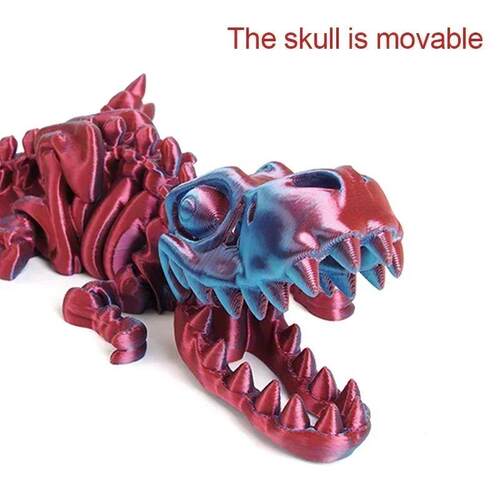 3D Printed Dragon Set Crafts Model Decoration Fidget Toy Rot