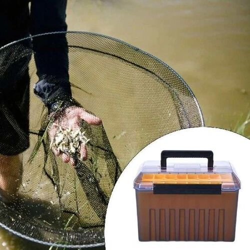 Fishing Lure Tackle Box Transparent Lid Multifunctional