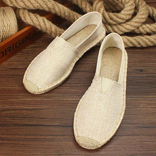Summer Autumn Men Canvas Shoes Breathable Mens Casual