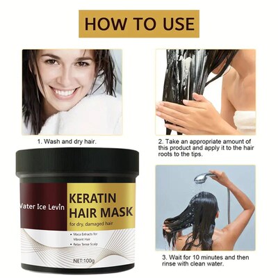 Magcal Keratn Har Mask 5 Seconds Fast Repar Damaged Frzzy Ha