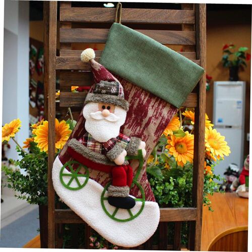 Christmas decorationtree stocking gift goodie bag 圣诞袜