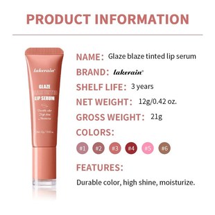 Lip Gloss Glowy Balm Tinted Lip Moisturizer Repairing Nouris