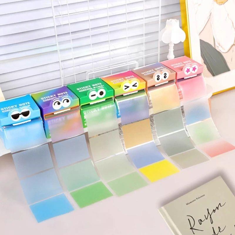 105 Sheets/roll Pull-out Sticky Notes Student Stationery Sti - 实物图