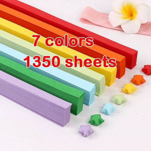 1350 Sheet Star Origami Paper Star Paper Strip Double Sided