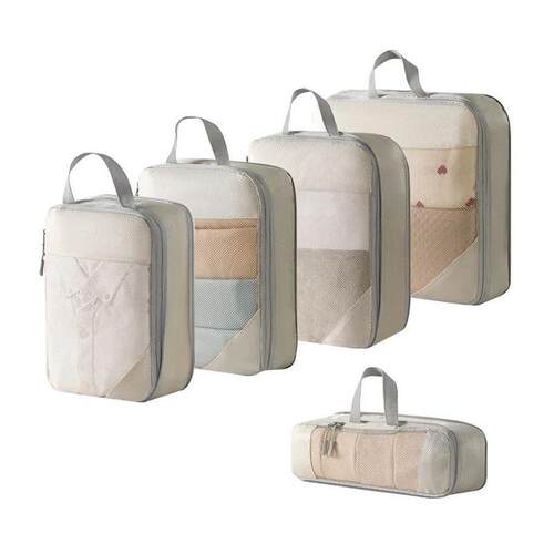 Compression Packing Cubes for Suitcases Travel Accessories E