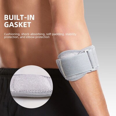 Adjustable Tennis Elbow Support Brace Guard Pads Golfers St
