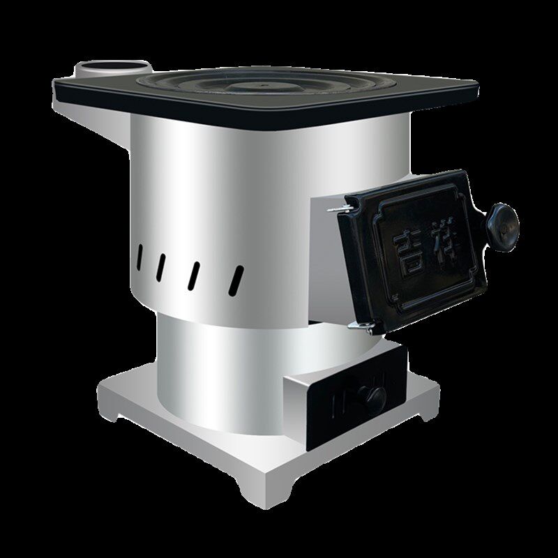 取暖炉柴火灶气化炉家用农村室内室外无烟柴煤两用炉节能铸铁内胆