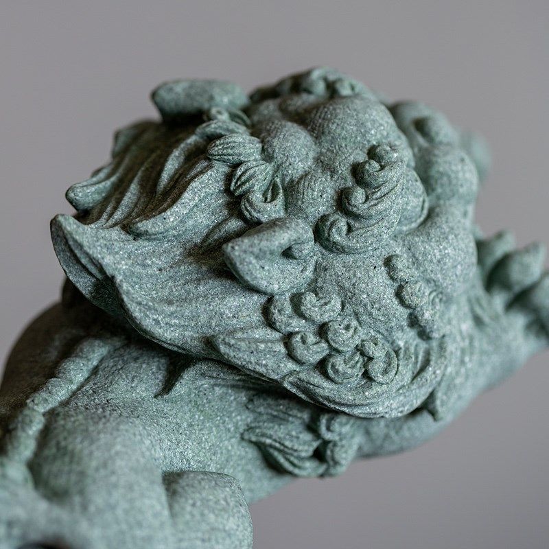 中式国潮创意貔貅招财家居装饰摆件桌面茶宠青砂石鱼缸造景,家居饰品,桌面摆件,淘宝优惠券,粉丝福利购,淘宝优惠卷