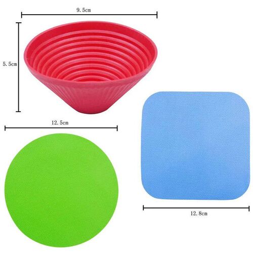 3Pcs Multipurpose Home Silicone Jar Opener Pot Holder Anti-S