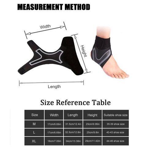 1 Pc Ankle Brace Support Compression Sleeve Elastic Foot Ban