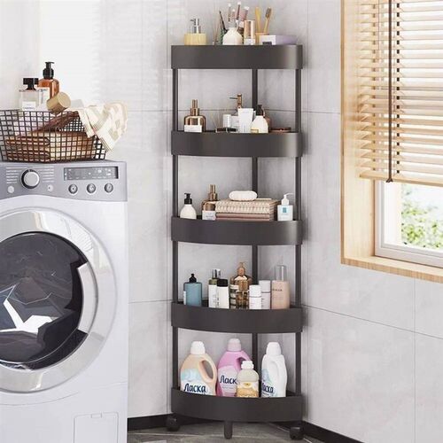 Kithen Storage Organizer Bathroom Corner Cabinet 3/4/5 Tier