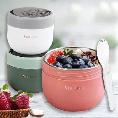 4 Pcs Oats Containers Overnight Oats Containers With Lids