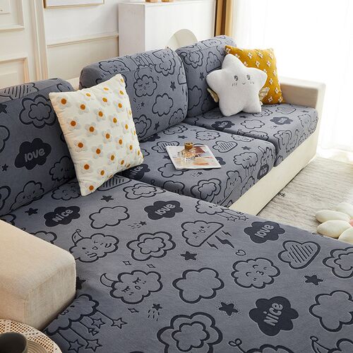 Nordic Elastic Sofa Cover for All Seasons Antiscratch Print