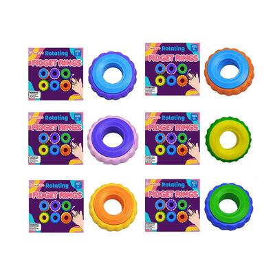 DOWMOO Rotating Fidget Ring - A portable finger toy for stre