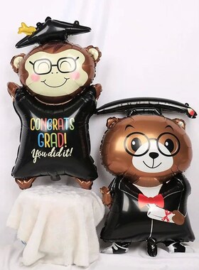 Congratulations Aluminum Balloons Graduation Decoration Grad